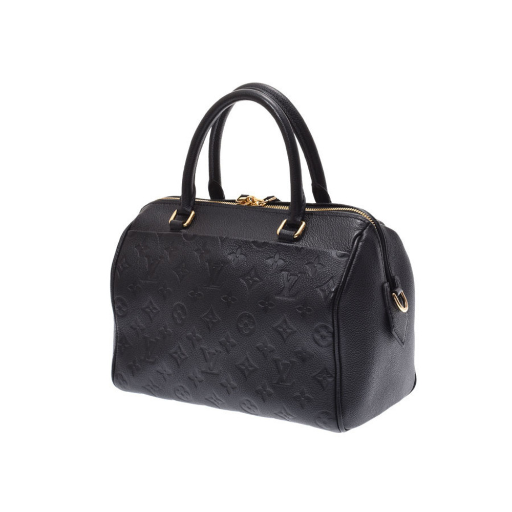 Louis Vuitton Empreinte Speedy Black Handbag Leather
